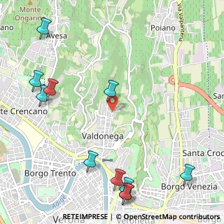 Mappa Via Valdonega, 37128 Verona VR, Italia (1.49182)