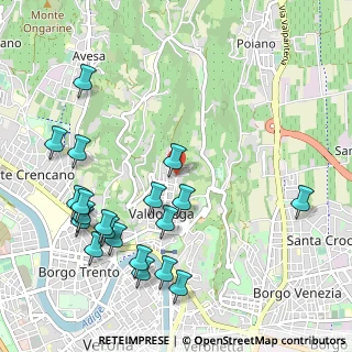 Mappa Via Valdonega, 37128 Verona VR, Italia (1.229)