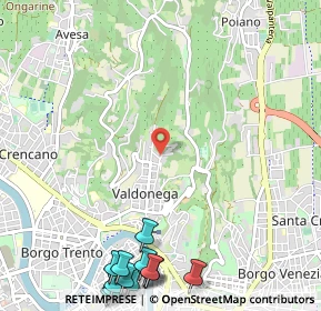 Mappa Via Valdonega, 37128 Verona VR, Italia (1.69385)