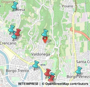 Mappa Via Valdonega, 37128 Verona VR, Italia (1.49182)