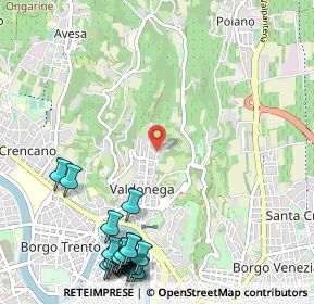 Mappa Via Valdonega, 37128 Verona VR, Italia (1.534)