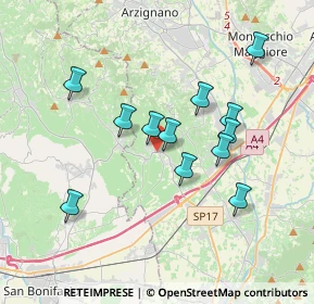 Mappa Via Giuseppe Mazzini, 36053 Gambellara VI, Italia (3.28)