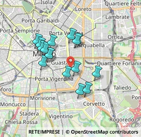 Mappa Via Bergamo, 20135 Milano MI, Italia (1.45875)