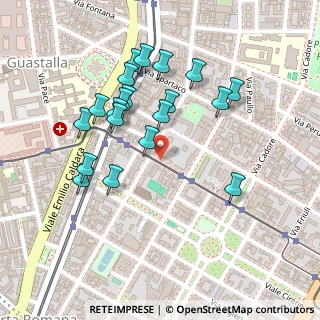 Mappa Via Andrea Maffei, 20135 Milano MI, Italia (0.2255)
