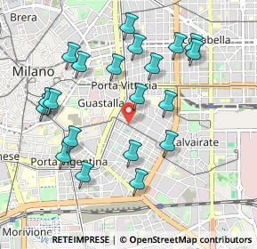 Mappa Via Bergamo, 20135 Milano MI, Italia (1.0085)