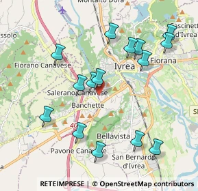 Mappa Via Monte Leggero, 10015 Ivrea TO, Italia (2.05267)