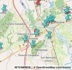 Mappa Via Monte Leggero, 10015 Ivrea TO, Italia (2.44429)