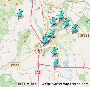 Mappa Via Monte Leggero, 10015 Ivrea TO, Italia (3.40455)