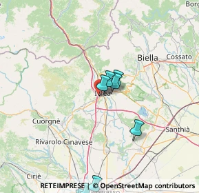 Mappa Via Monte Leggero, 10015 Ivrea TO, Italia (33.339)