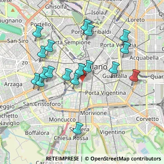 Mappa Corso di Porta Ticinese, 20123 Milano MI, Italia (1.99778)