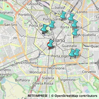 Mappa Corso di Porta Ticinese, 20123 Milano MI, Italia (1.74417)