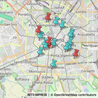 Mappa Corso di Porta Ticinese, 20123 Milano MI, Italia (1.44706)