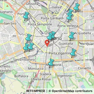 Mappa Corso di Porta Ticinese, 20123 Milano MI, Italia (2.2275)