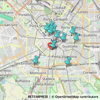 Mappa Corso di Porta Ticinese, 20123 Milano MI, Italia (1.37833)