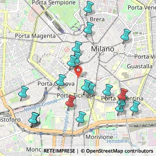 Mappa Corso di Porta Ticinese, 20123 Milano MI, Italia (1.203)