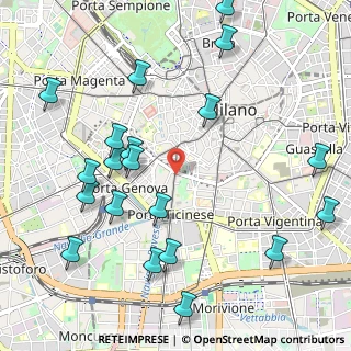 Mappa Corso di Porta Ticinese, 20123 Milano MI, Italia (1.2655)