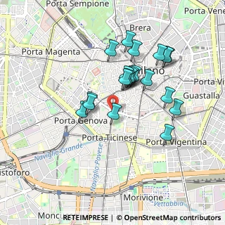 Mappa Corso di Porta Ticinese, 20123 Milano MI, Italia (0.7955)