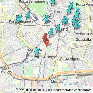 Mappa Corso di Porta Ticinese, 20123 Milano MI, Italia (1.366)