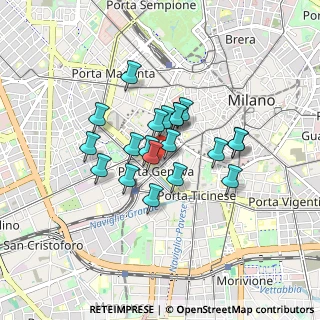 Mappa Via Daniele Crespi, 20123 Milano MI, Italia (0.612)