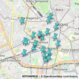 Mappa Via Daniele Crespi, 20123 Milano MI, Italia (0.8515)
