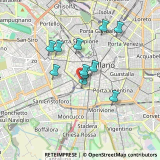 Mappa Via Daniele Crespi, 20123 Milano MI, Italia (1.46091)