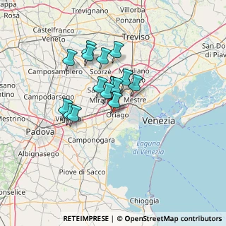 Mappa Via Torino, 30034 Mira VE, Italia (10.22625)