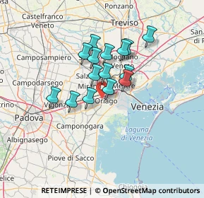 Mappa Via Torino, 30034 Mira VE, Italia (9.86333)