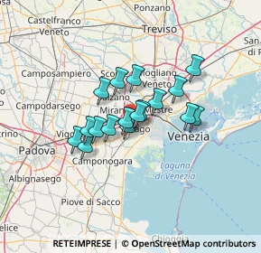 Mappa Via Torino, 30034 Mira VE, Italia (9.06765)