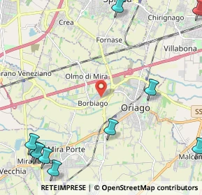 Mappa Via Torino, 30034 Mira VE, Italia (3.41636)