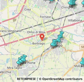 Mappa Via Torino, 30034 Mira VE, Italia (3.135)