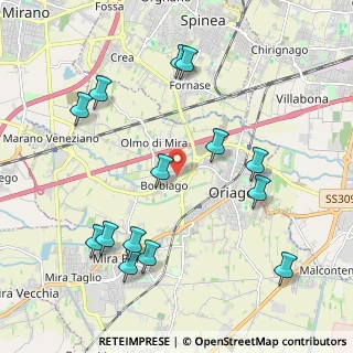 Mappa Via Torino, 30034 Mira VE, Italia (2.31071)