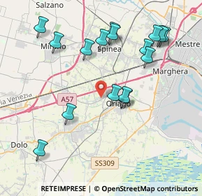 Mappa Via Torino, 30034 Mira VE, Italia (4.18313)