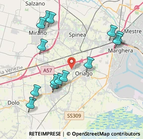 Mappa Via Torino, 30034 Mira VE, Italia (4.28929)
