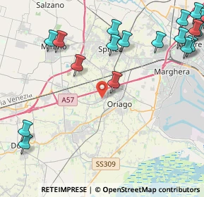 Mappa Via Torino, 30034 Mira VE, Italia (6.2405)