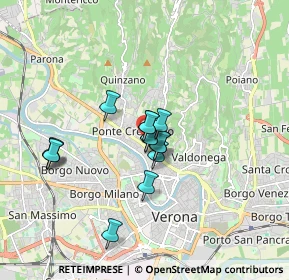 Mappa Via Sabotino, 37124 Verona VR, Italia (1.245)