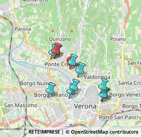 Mappa Via Sabotino, 37124 Verona VR, Italia (1.48545)