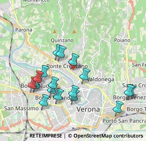 Mappa Via Sabotino, 37124 Verona VR, Italia (1.97765)
