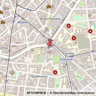 Mappa Via San Calimero,  7, 20122 Milano, Milano (Lombardia)