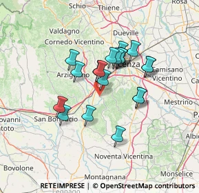 Mappa Via Sansovino, 36040 Brendola VI, Italia (10.9125)