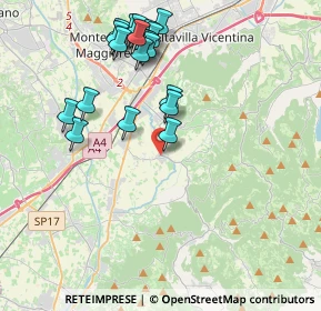 Mappa Via Sansovino, 36040 Brendola VI, Italia (4.141)