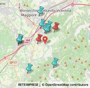 Mappa Via Sansovino, 36040 Brendola VI, Italia (3.41583)