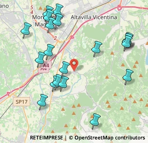 Mappa Via Sansovino, 36040 Brendola VI, Italia (4.6555)