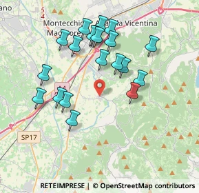 Mappa Via Sansovino, 36040 Brendola VI, Italia (3.656)