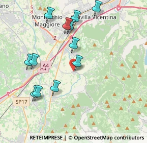 Mappa Via Sansovino, 36040 Brendola VI, Italia (4.16667)