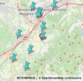 Mappa Via Sansovino, 36040 Brendola VI, Italia (4.34545)