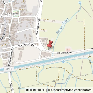 Mappa Strada Provinciale Biandrate-Recetto, 25, 28060 Recetto, Novara (Piemonte)