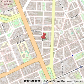 Mappa Via Frà Bartolomeo da Pisa, 16, 20146 Milano, Milano (Lombardia)