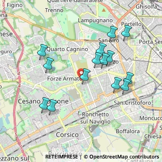 Mappa Via Zurigo, 20147 Milano MI, Italia (1.94143)