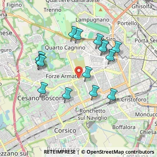 Mappa Via Zurigo, 20147 Milano MI, Italia (1.868)