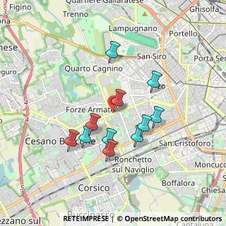 Mappa Via Zurigo, 20147 Milano MI, Italia (1.52636)